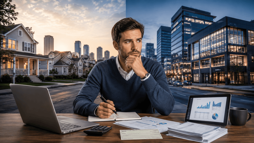 Which Type of Real Estate Is Best for a Salaried Person in the USA: Commercial or Residential? A Financial Breakdown of Returns and Risks